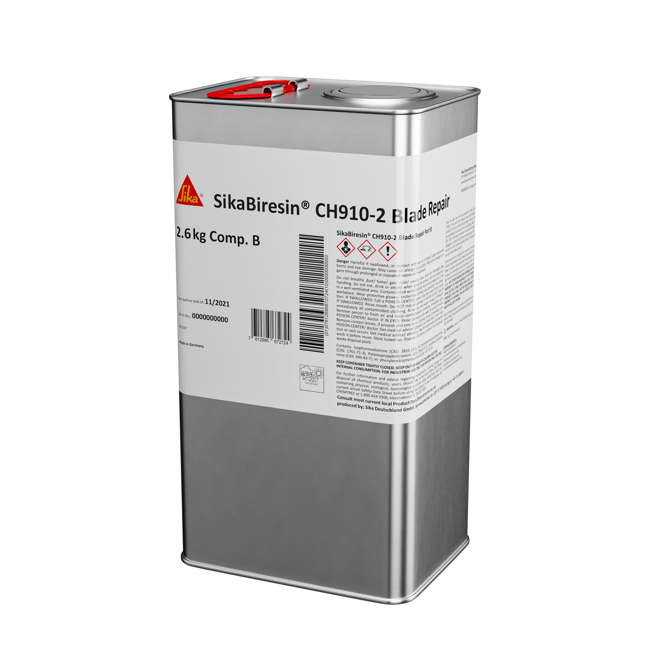 SikaBiresin CH910-2 (B) hardener 2,6 KG