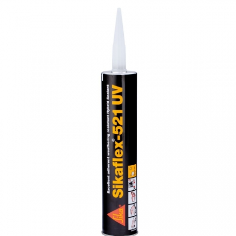 Sikaflex 521 UV SCHWARZ 310 ml catridge incl. mixing nozzle
