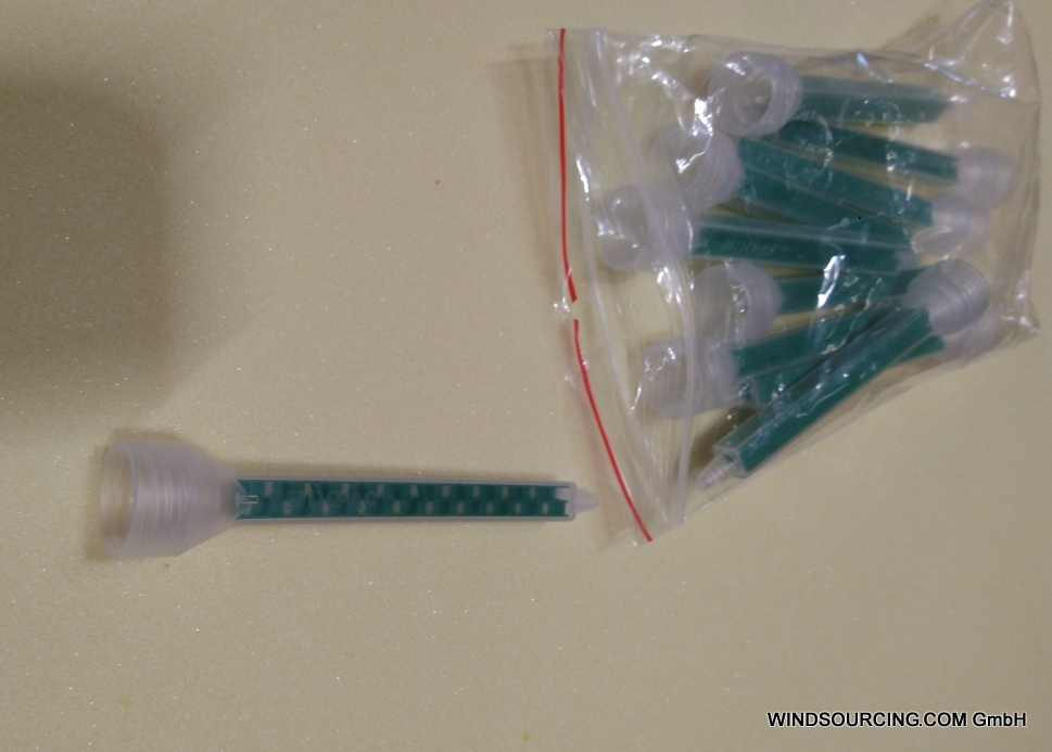 Mixing nozzles for SikaForce-800 red (SikaForce-7800 Red) & SikaForce-800 blue (SikaForce-7800 Blue) 195 ml cartridge, (1 bag = 10 mixing nozzles)