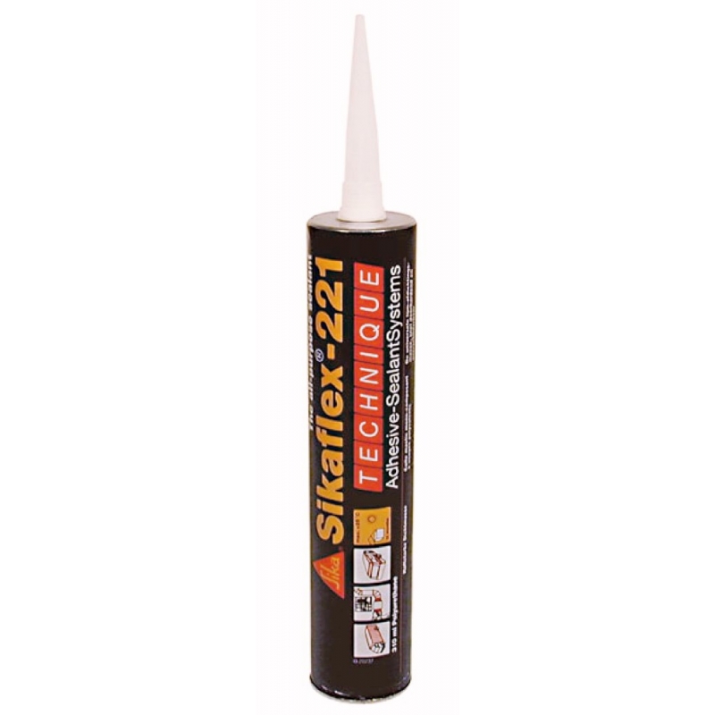 Sikaflex 221, Stahlgrau, 300 ml Kartusche