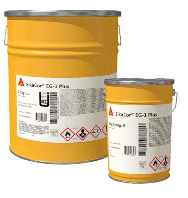 SikaCor EG-1 Plus (AB), white, 30 Kg can